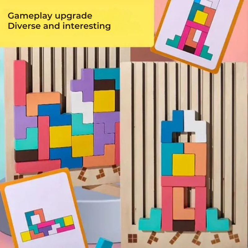 Montessori Tetris Wooden Toy