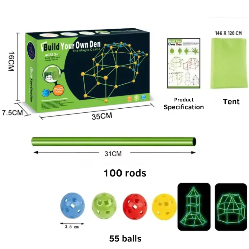 GalaxyFort - The Glowing Fun Tent
