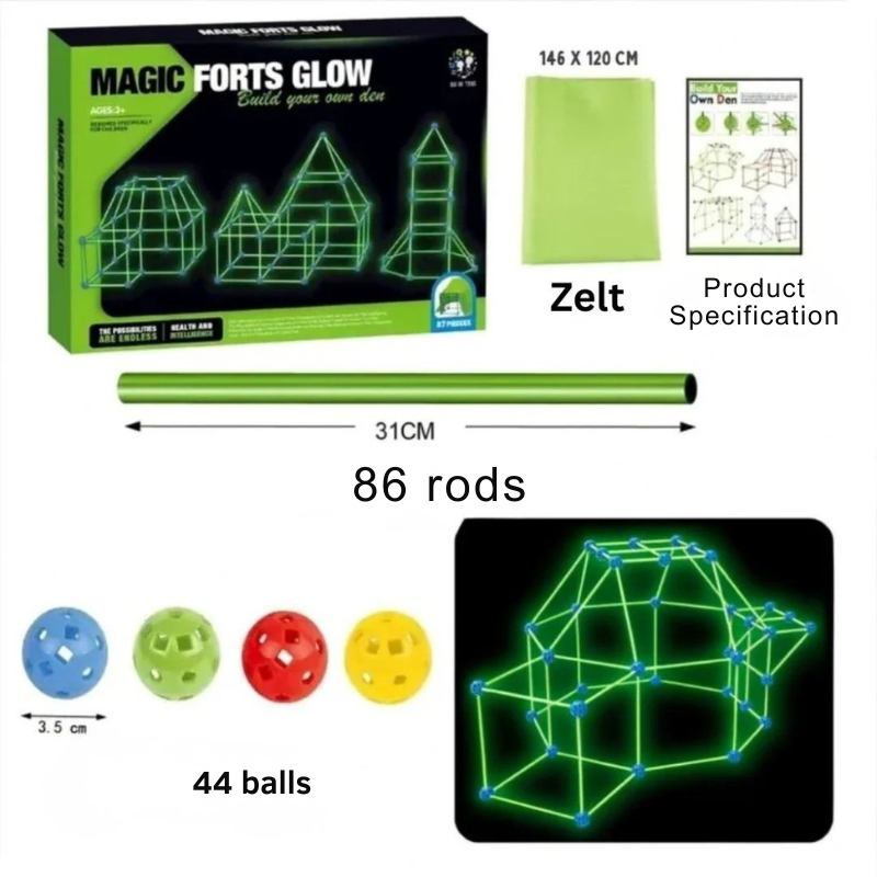 GalaxyFort - The Glowing Fun Tent