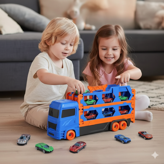 Toy Car Truck with Race Track