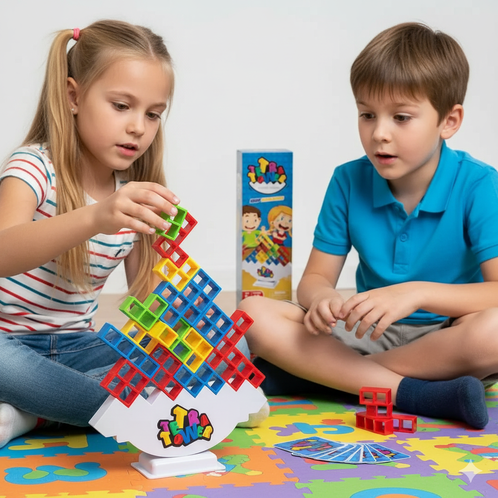 Tower Game For Kids & Adults