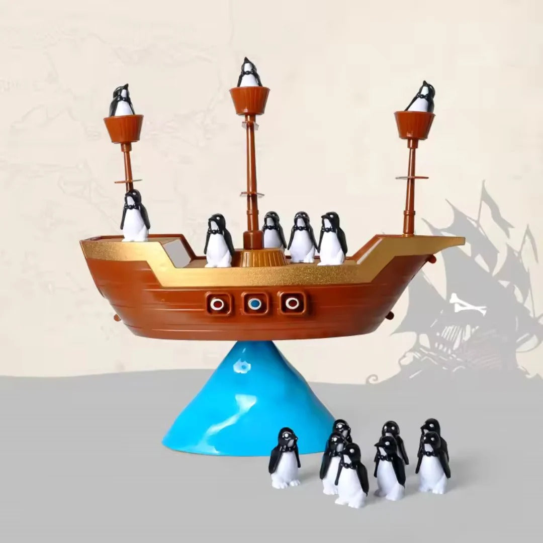 Pirate Penguins Ship-Balance Game – Family Fun