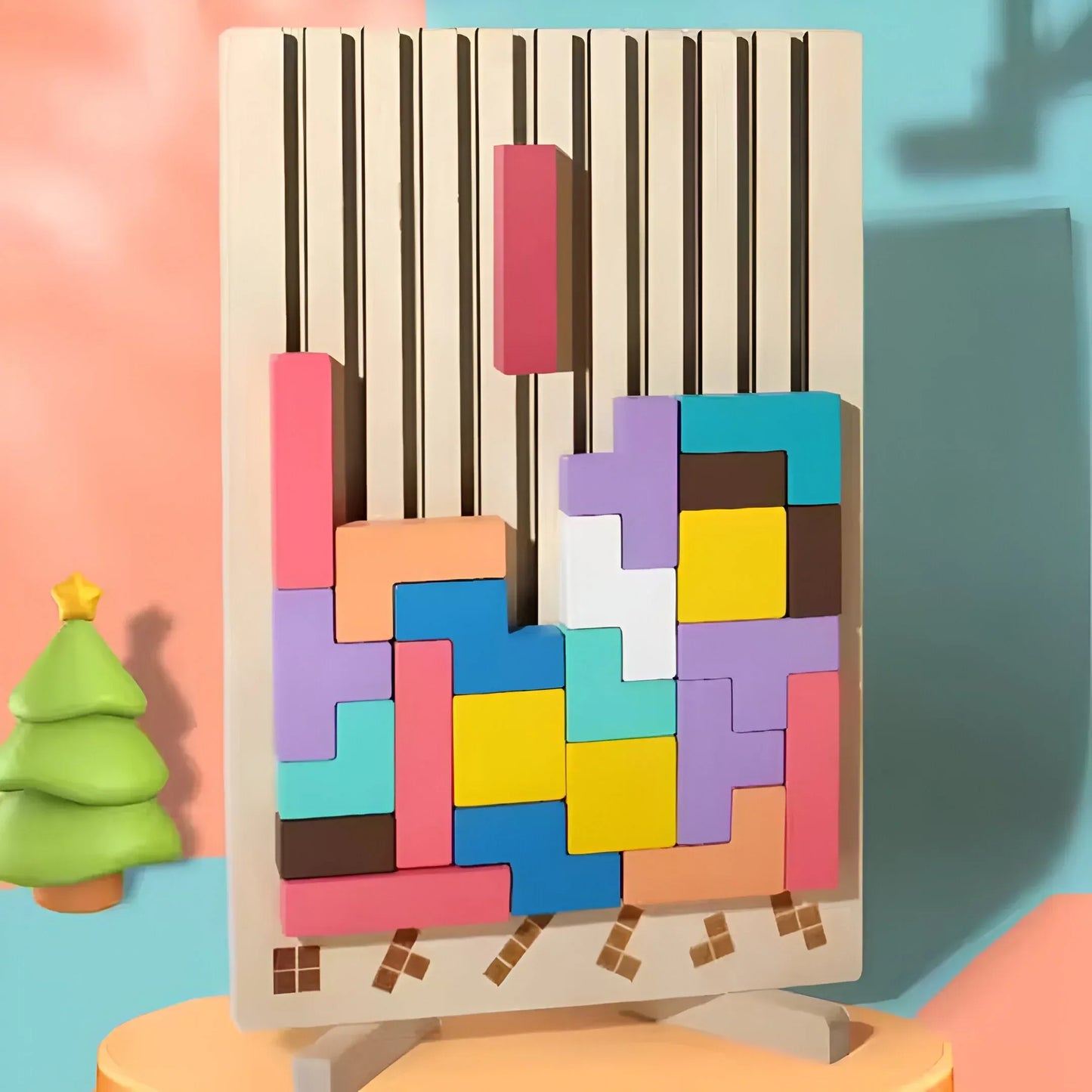Montessori Tetris Wooden Toy