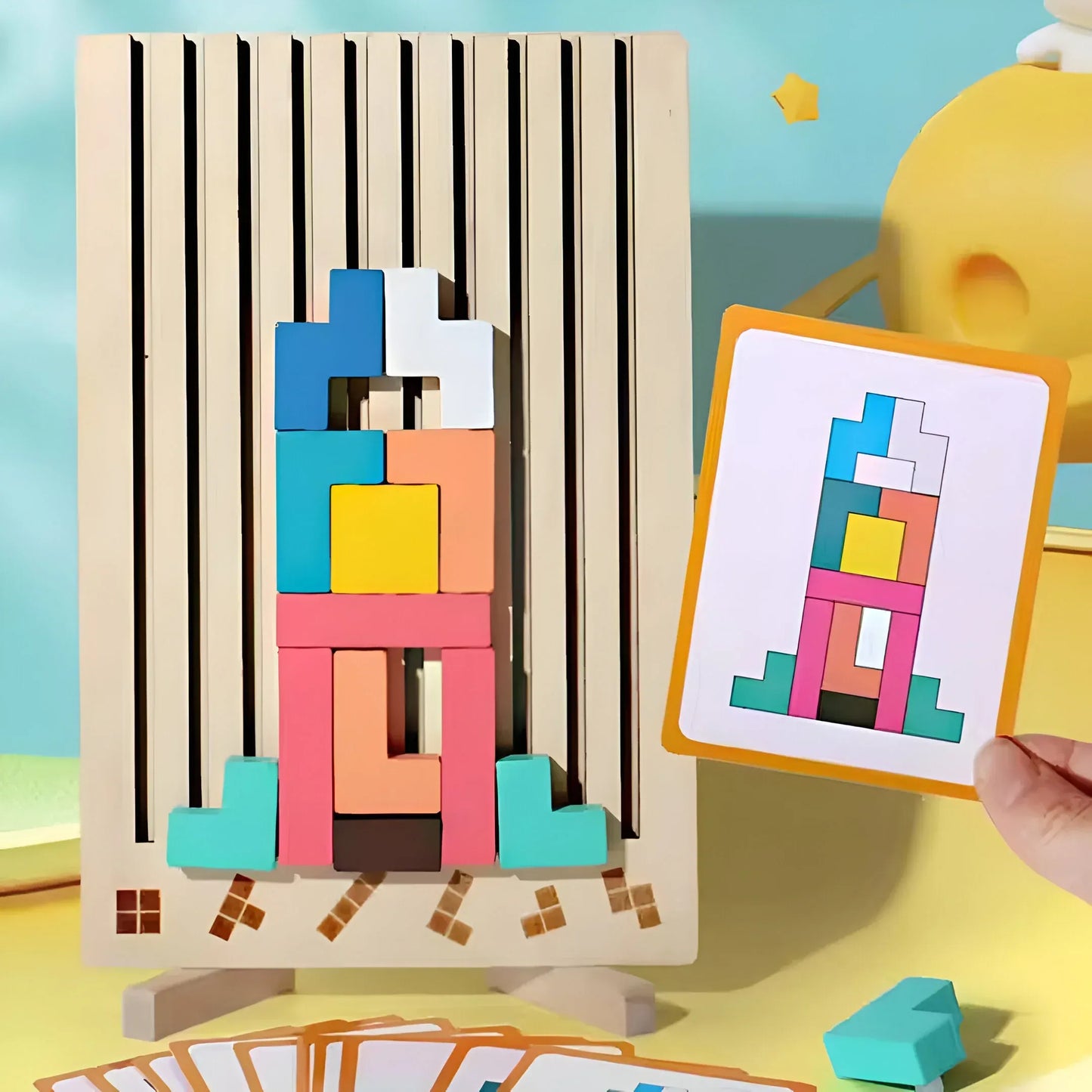 Montessori Tetris Wooden Toy