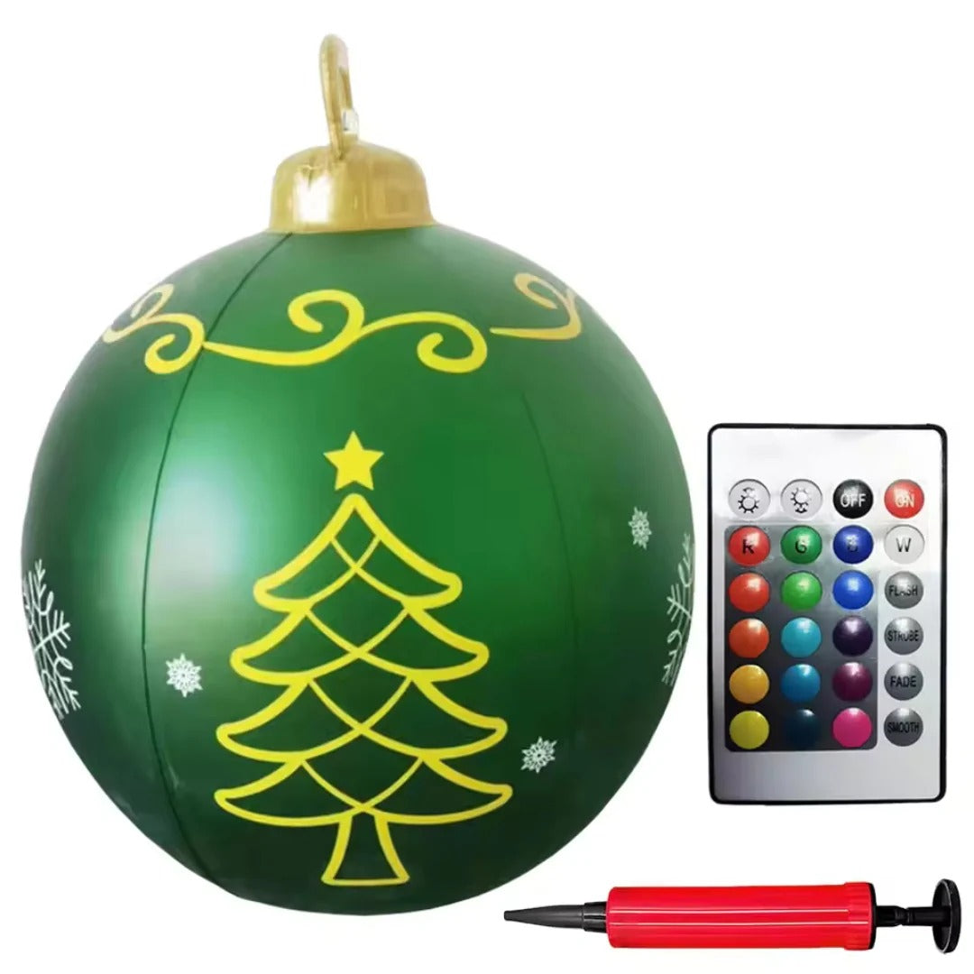 Inflatable Christmas Decoration Ball - 60 cm