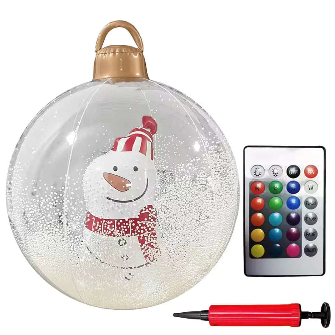 Inflatable Christmas Decoration Ball - 60 cm